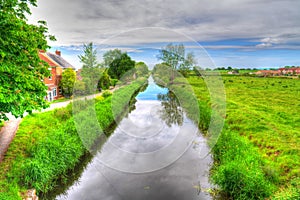 Bridgwater and Taunton Canal Somerset UK west country