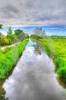 Bridgwater and Taunton Canal Somerset UK west country