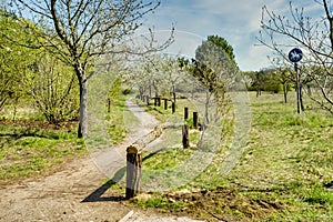 Bridlepath on the old borderline between Berlin and Brandenburg