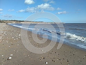 Bridlington beach looking North, Yorkshire