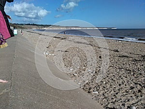 Bridlington beach looking North, Yorkshire