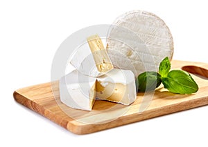 Brie and camembert cheese