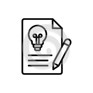 brief icon symbol on white background