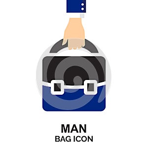 Briefcase, Businessman Bag or Ministerial Portfolio Symbol