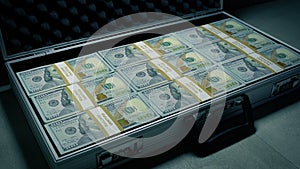 Briefcase Full Of Money Opened And Taken Away
