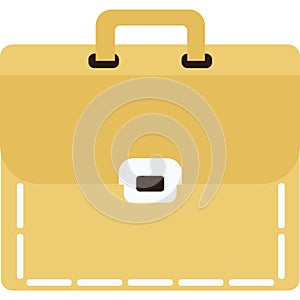 Briefcase icon business brief case flat vector