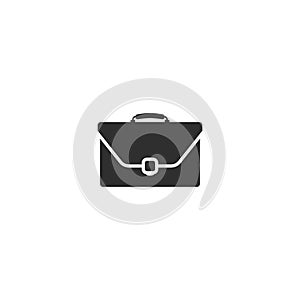 Briefcase icon vector isolated with flat trendy style 1