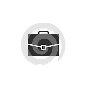 Briefcase icon vector isolated with flat trendy style 10