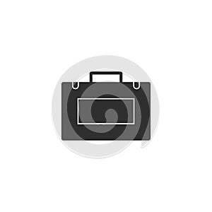 Briefcase icon vector isolated with flat trendy style 12