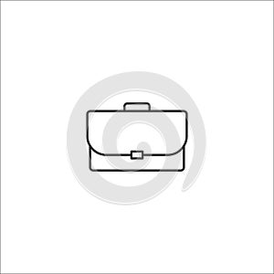 Briefcase icon vector isolated with flat trendy style 3
