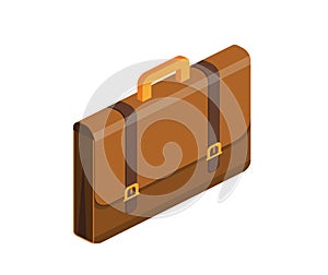 Briefcase with lock icon