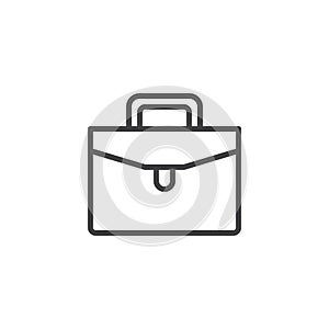 Briefcase outline icon
