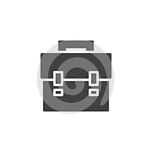 Briefcase vector icon