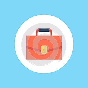 Briefcase vector icon sign symbol