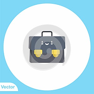 Briefcase vector icon sign symbol