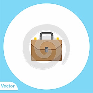 Briefcase vector icon sign symbol