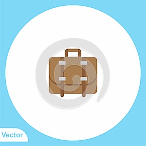 Briefcase vector icon sign symbol