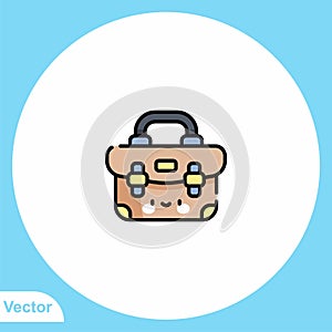 Briefcase vector icon sign symbol