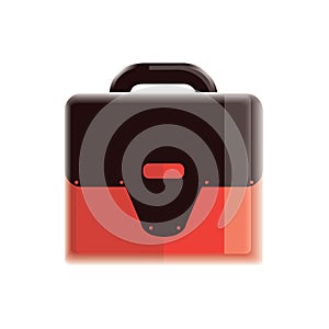 briefcase. Vector illustration decorative background design