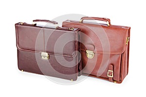 Briefcases isolated