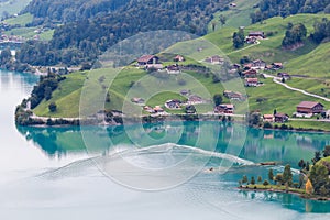 BRIENZ, SWITZERLAND/ EUROPE - SEPTEMBER 22: View near Brienz in