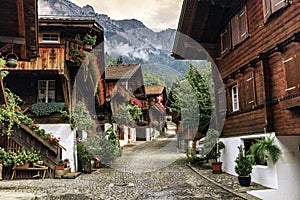 Brienz village, Berne canton, Switzerland