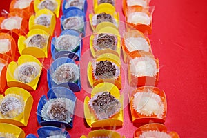 Brigadeiro and birthday party candy