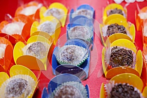 Brigadeiro and birthday party candy