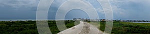 Brigantine Wetlands and Atlantic Ocean Panorama