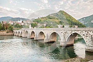 The brigde on River Drina photo