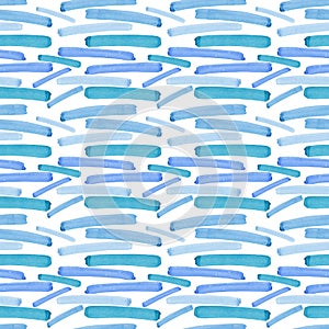 Bright abstract beautiful gorgeous elegant graphic artistic texture blue, turquoise, ultramarine horizontal lines pattern of water