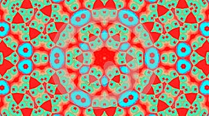 Bright abstract light governing full color, kaleidoscope