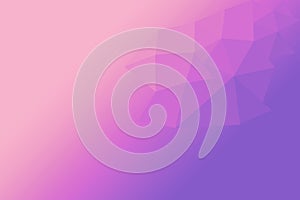 Subtle bright abstract triangles in pink and violet