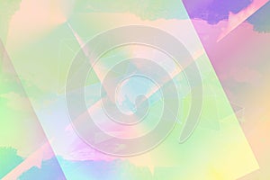 Bright abstract triangles blue background