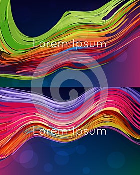 bright abstract vector backgrounds