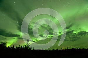 Bright Aurora over Alcan