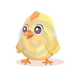 Bright baby chick vector