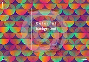 Bright background with circles photo