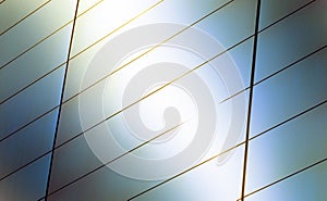 A bright background of sunlight flare, Abstract Detail Of Sleek Modern Contemporary Architecture With Copy Space