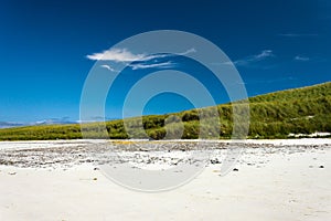 Bright Beach Landscape. Cata Sand, Sanday, Orkney, Scotland photo