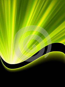 Bright blast green tone background. EPS 8