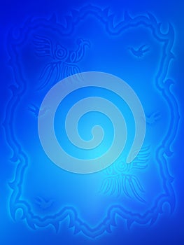 Bright blue abstract background