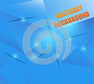 Bright blue abstract background