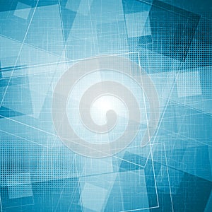 Bright blue grunge vector texture