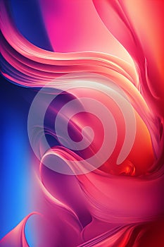 Bright blue and red paint-like Swoosh Ambient Blur Background