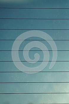 Blue sky with straight, even strands. photo