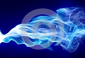 Bright blue smoke img