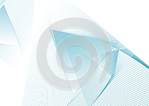 Bright blue triangular lines technology futuristic background