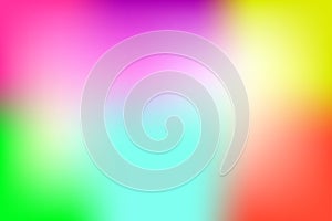 Bright blurred multi color mesh gradient background