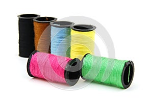 Bright bobbin thread